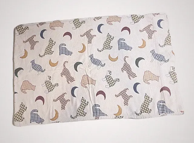 Charter Club 100% Cotton Pillowcases Set of 2 Standard/Queen Cat Moon Print