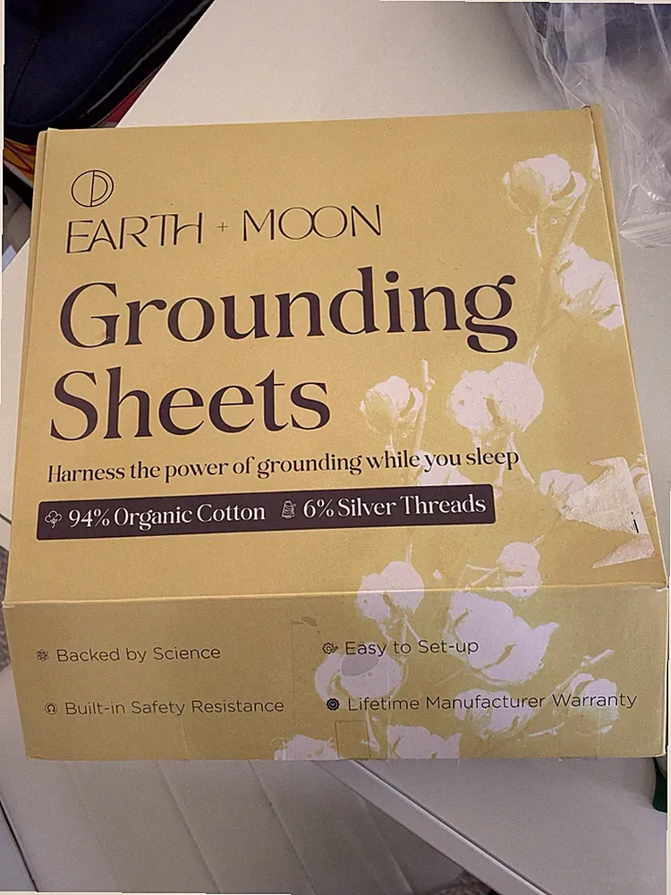 Earth Moon Grounding Sheets ~ King Size