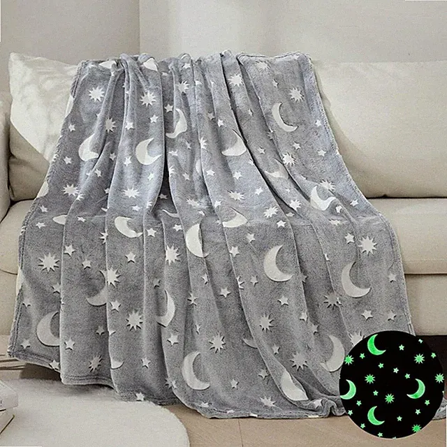 Glow-in-the-Dark 50" x 60" Throw Blankets
