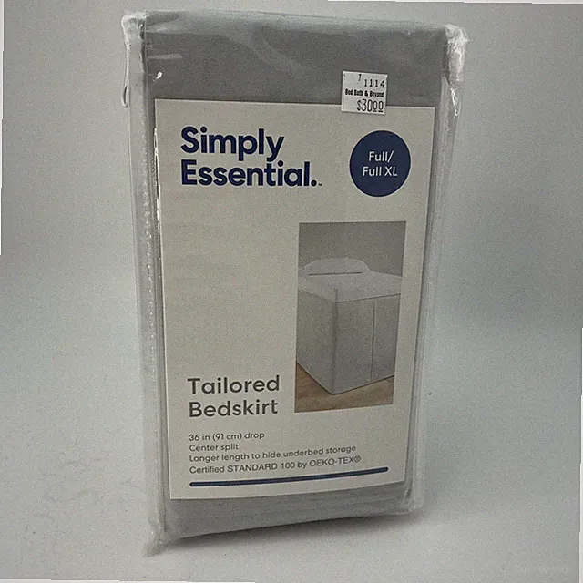 Simply Essential™ Full/Full XL Tailored Bed Skirt in Lunar Rock