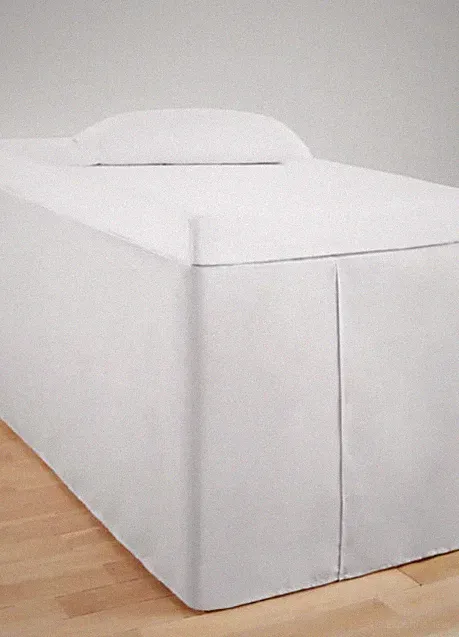 Simply Essential Twin / Twin XL Tailored Bedskirt Lunar Rock Gray 36" Drop